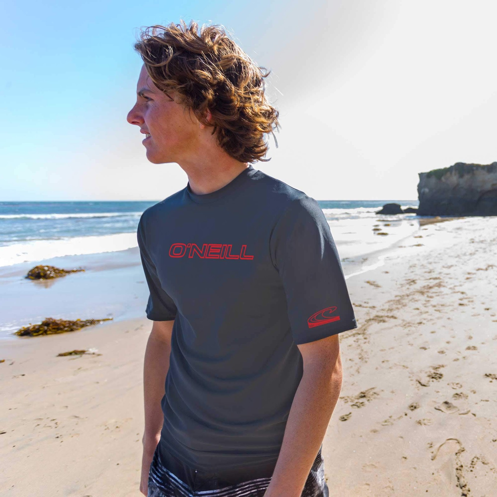 UV 50+ Sun Protection Mens Basic Skins Short Sleeve Tee Sun Shirt Rash Guard,... gallery