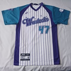 ChamPro Sports Jersey ‘s Warlock’s Baseball Men’s Medium Purple Teal White New