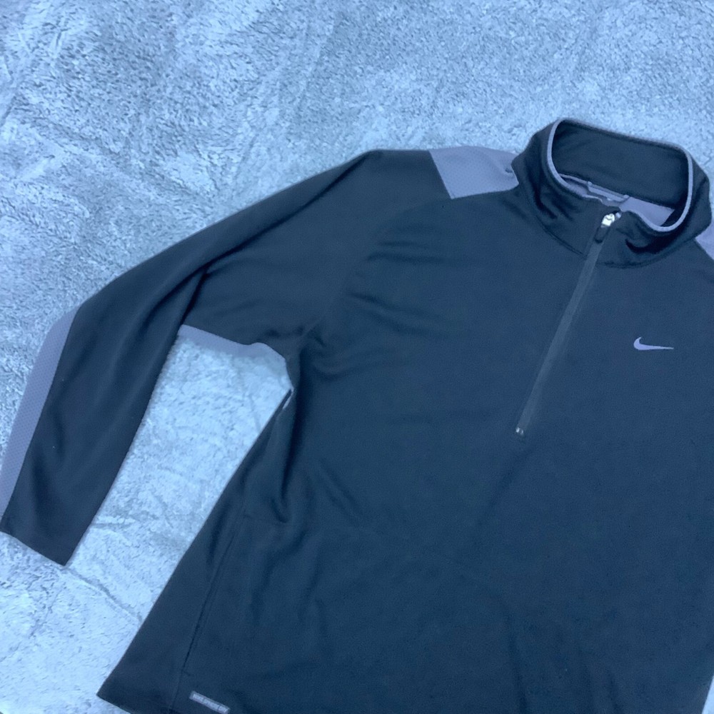 NIKE SPHERE DRY 1/4 Zip Pullover Jacket Mens Medium Color block Athletic Shirt