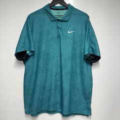 Nike Tiger Woods ADV First Win Anniversary Polo DH0711 379 Washed Teal Sz XL