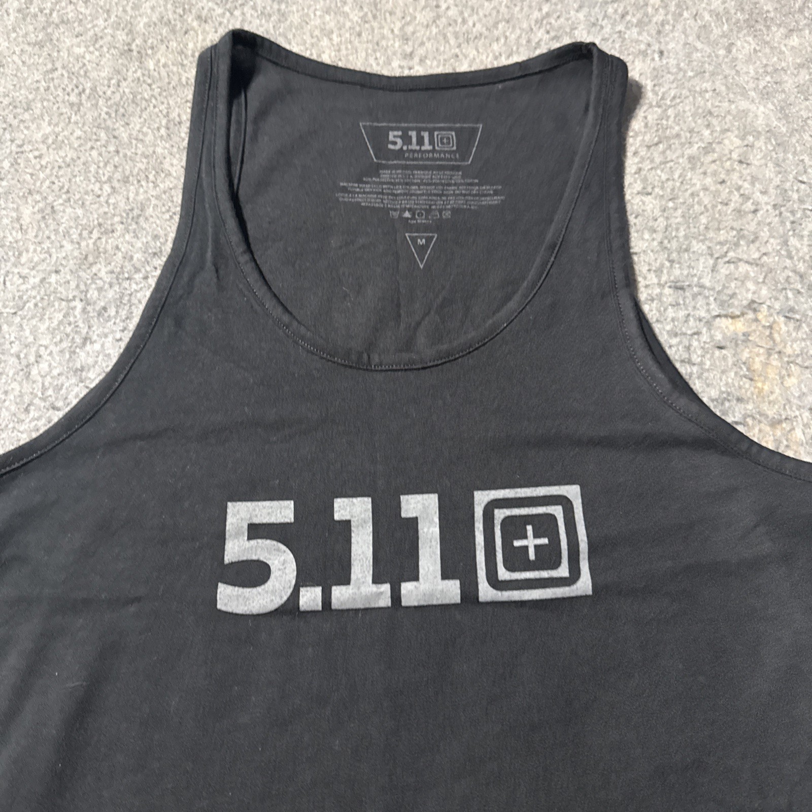 511 Tactical Performance Tank Top Men S/M Unisex Black Logo Gym Training Workout gallery