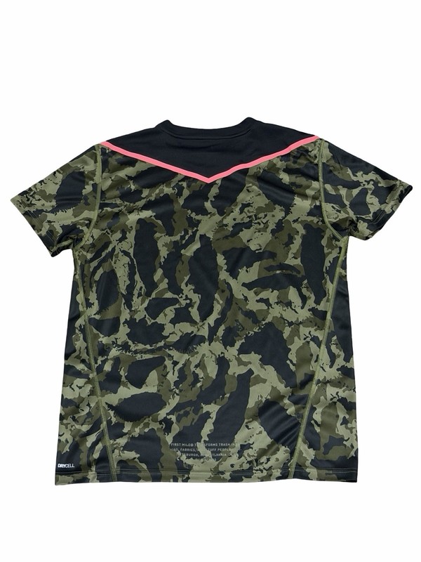 Size Small Puma X First Mile Camo Black Short Sleeve Drycell Performance Shirt gallery