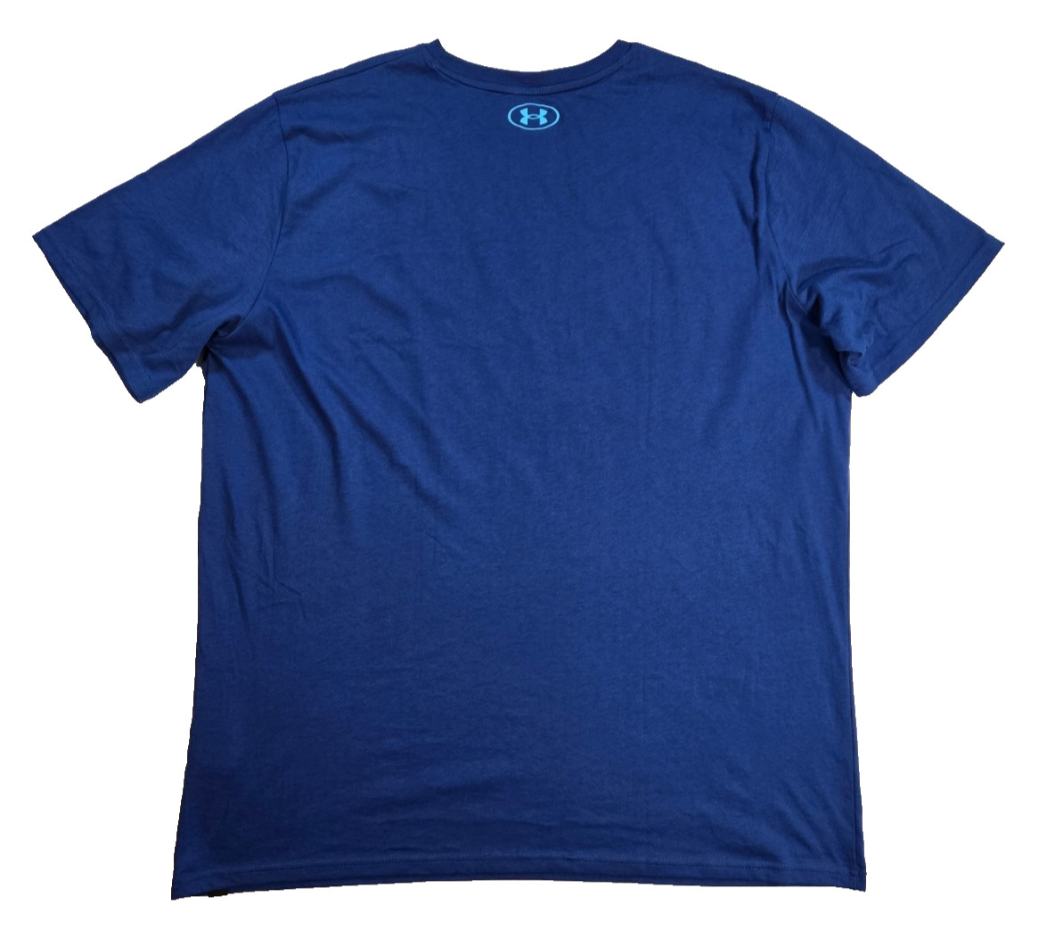Mens Under Armour Project Rock Training T Shirt Blue Graphic 2XL Workout Gym gallery