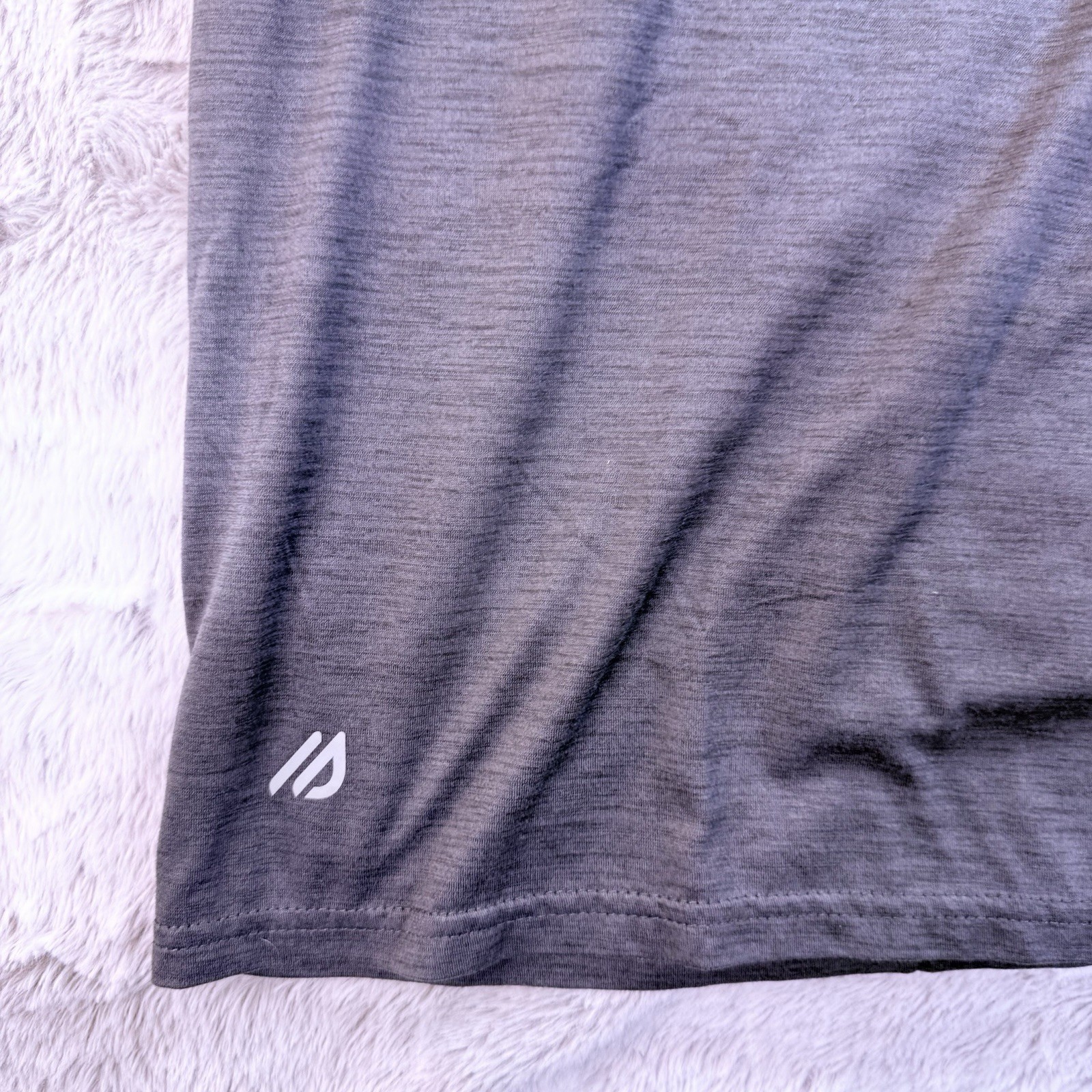 Eddie Bauer FreeDry Men's Gray Logo T-Shirt L Crew Neck Moisture Wicking gallery
