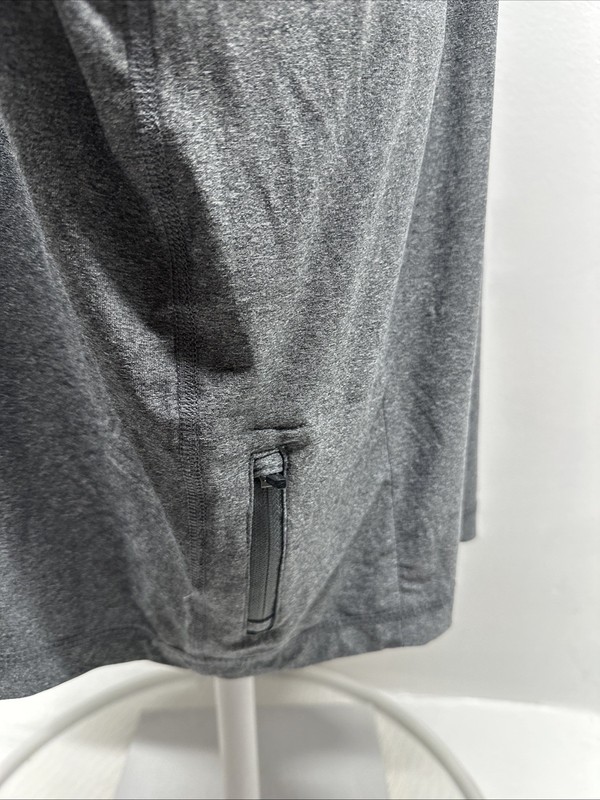 Vuori Uluwatu UPF Water Hoodie 1/2 Zip Hooded Long Sleeve Shirt Gray Mens XL gallery