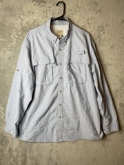 L.L.Bean Men’s XL Windbreaker Light Grey Nylon Polyester