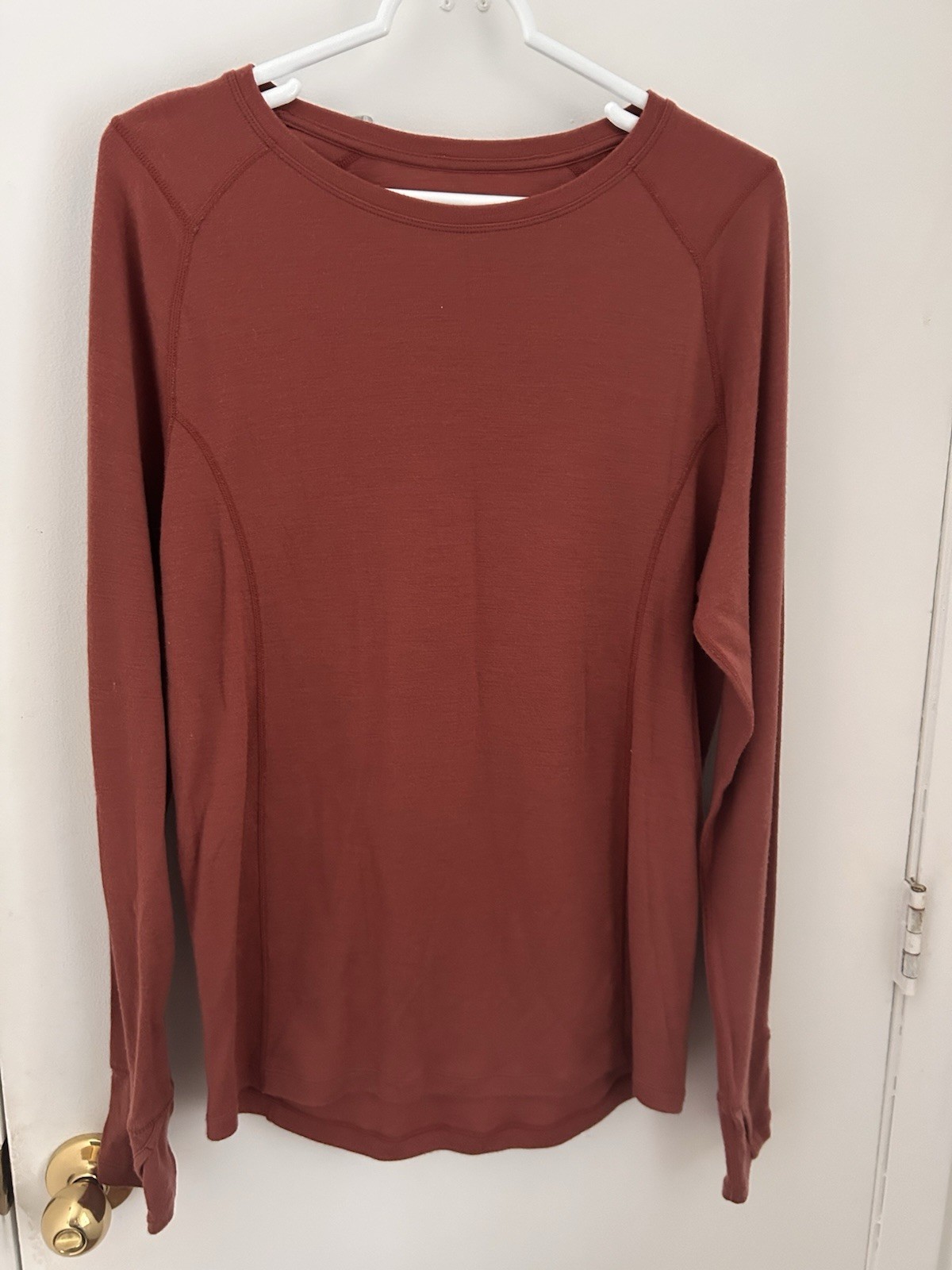 Eastern Mountain Sports Men's Moisture Wicking 100% Wool Long Sleeve Top Size M gallery
