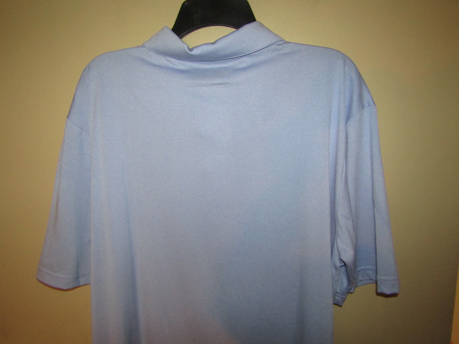 GRANDSLAM Performance Size LT BLUE HEATHER Short Sleeve GOLF Polo SHIRT Stretch gallery