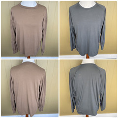 Gildan smart basics activewear men 2XL longsleeve bundle of 2 crewneck shirts