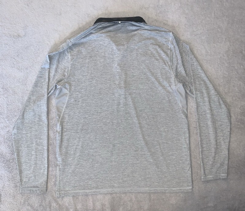 Greyson Pullover Men Large Gray Quarter Zip Heather Guide Sport brr Triple Chill gallery