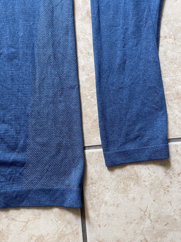 Lululemon Metal Vent Tech Long Sleeve Button Running Blue Large Sport Ball Shirt gallery