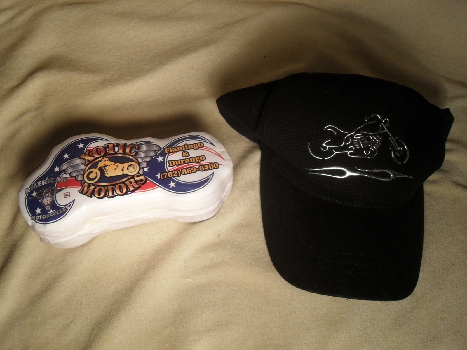 Motorcycle Cap W/ Liquid Metal Bike + Compressed Bike Tee - New Salesman Sample gallery