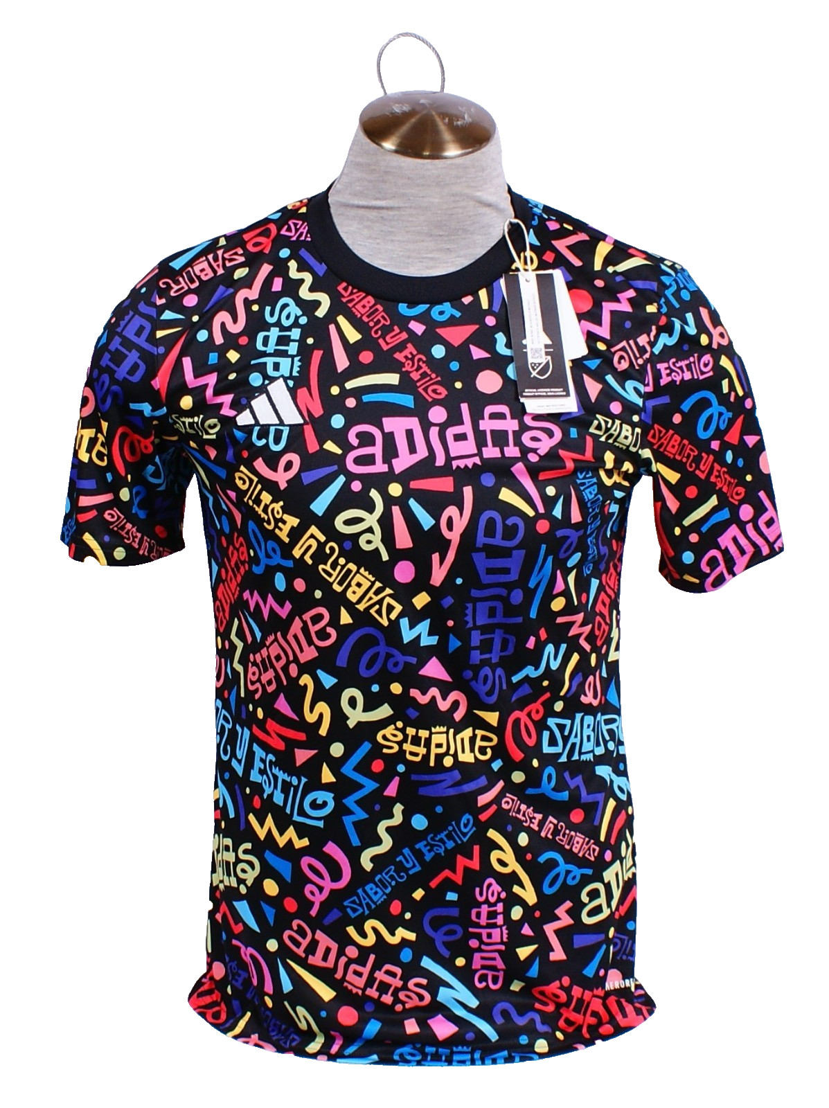 Adidas Men's M Multi Color PRESHI Hispanic Heritage Month Soccer Jersey Wicking gallery