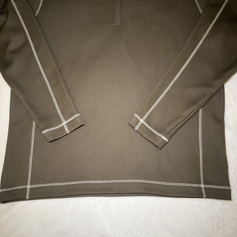 Nike Golf Mens 1/4 Zip Pullover Long Sleeve Dark Grey Size Large gallery