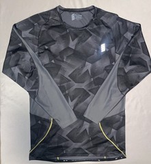 Second Skin Active Shirt Men Size XXL 2XL Compression Long Sleeve Active Cycling
