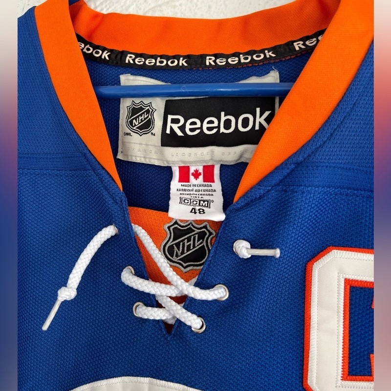 New York Islanders Authentic Reebok SEWN NUMBERS Jonathan Tavares Jersey Size 48 gallery