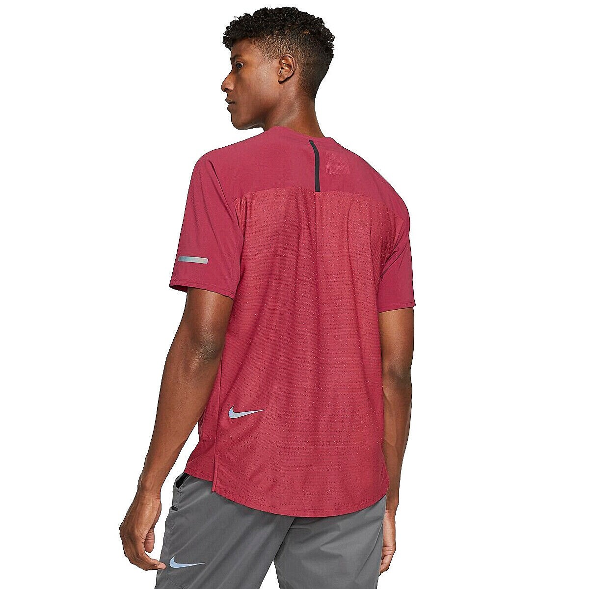 Nike Men's - TECH PACK TOP HYBRID RUNNING SHIRT - Sz XL- Red CJ5731 631 gallery