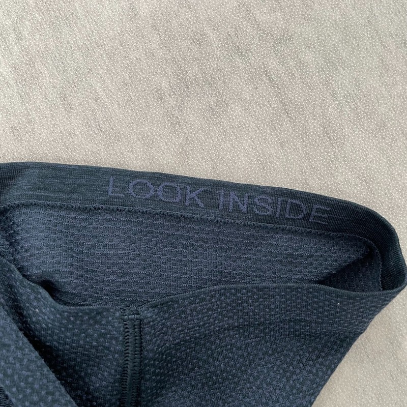 Lululemon Shirt Adult Extra Large Blue Polo Metal Vent Breathe Short Sleeve Mens gallery
