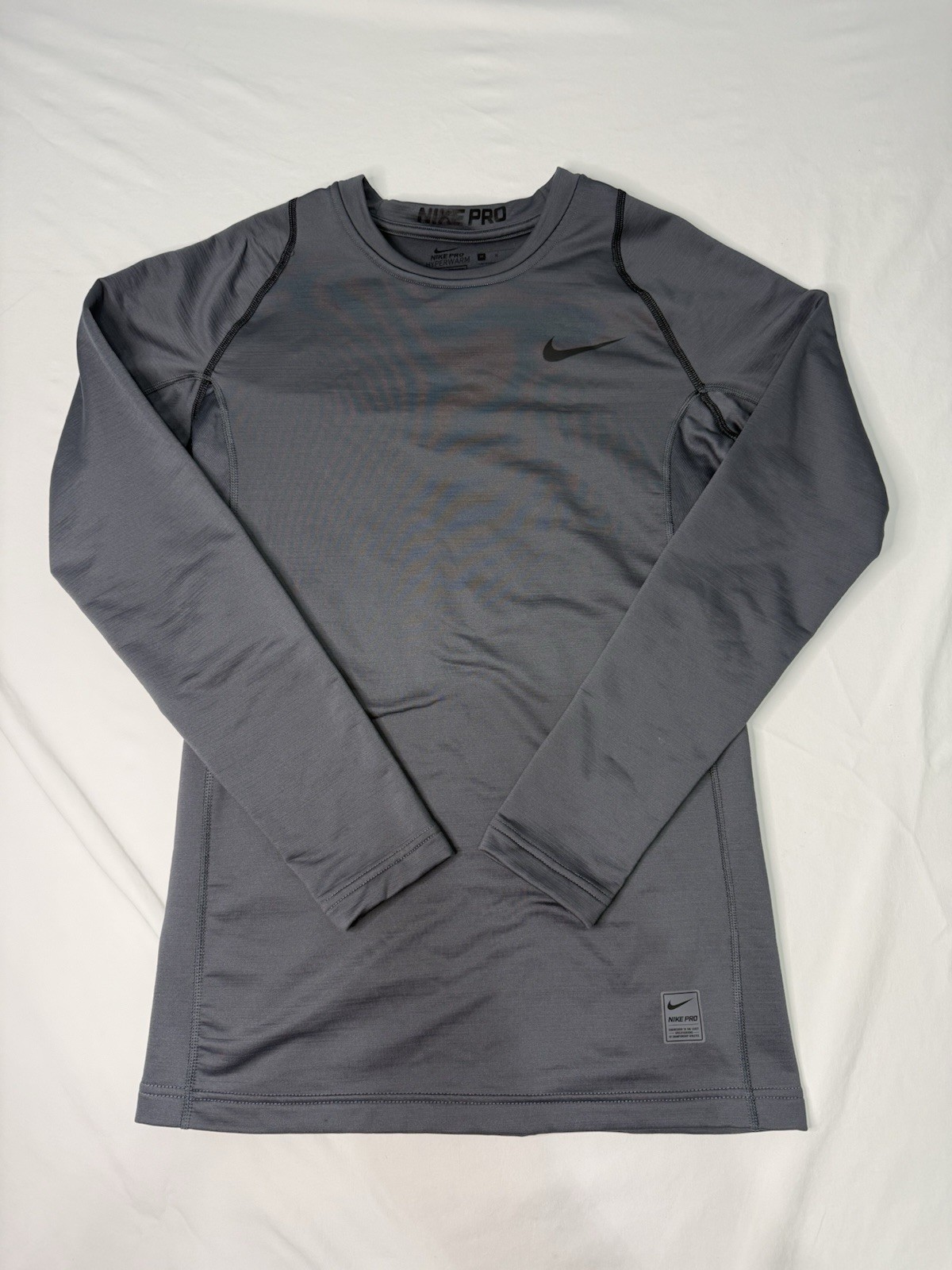 Nike Pro Hyperwarm Compression Shirt Men’s MEDIUM Long Sleeve Top gallery