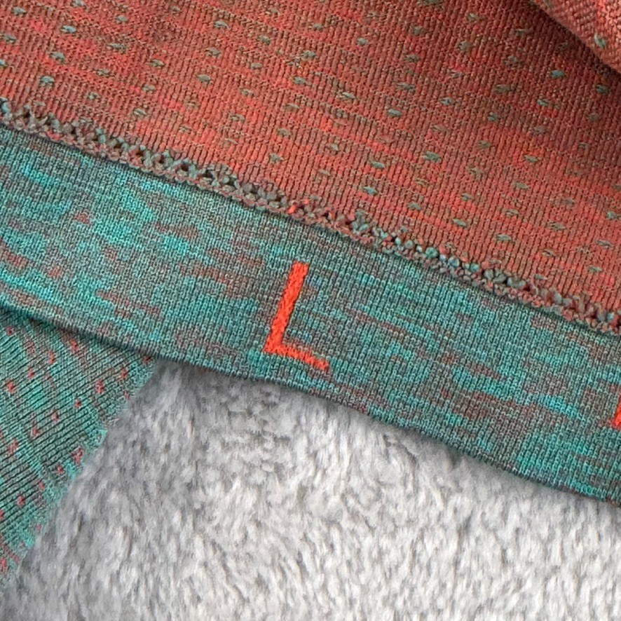 Lululemon Metal Vent Tech Short-Sleeve Shirt Solar Orange / Maldives Green Large gallery
