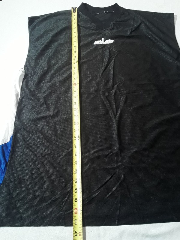 VINTAGE And 1 And1 Basketball Jersey 2XL Black Blue 90s Y2K Streetball gallery