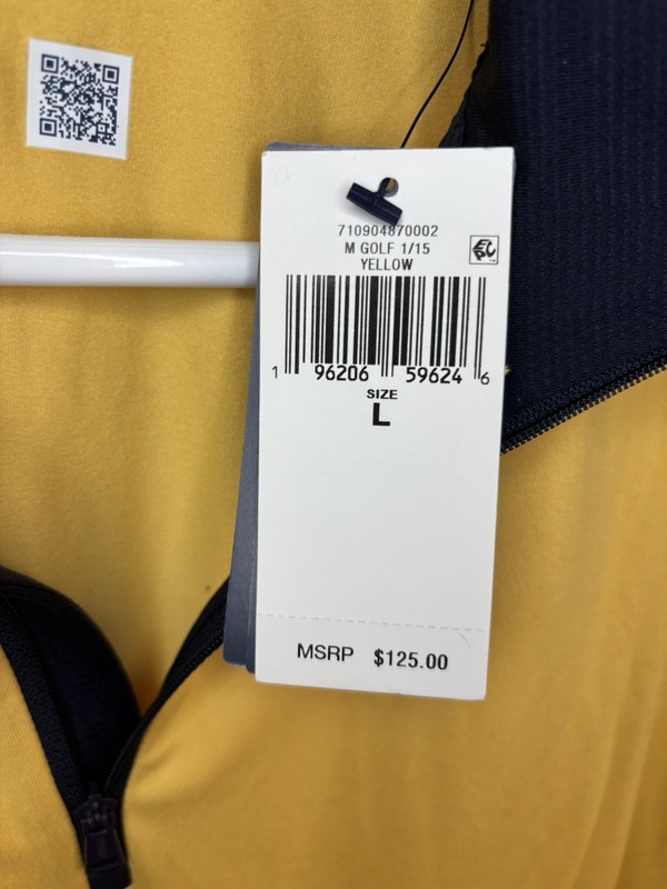 Polo Ralph Lauren Performance 1/4 Zip Wicking Pullover Men's Large NWT $125 Golf gallery