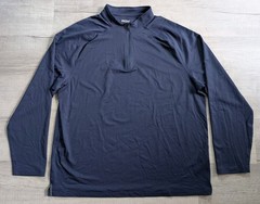 Rhone 1/4 Quarter Zip Mens 2XL Session Performance Pullover Stretch Golf Blue