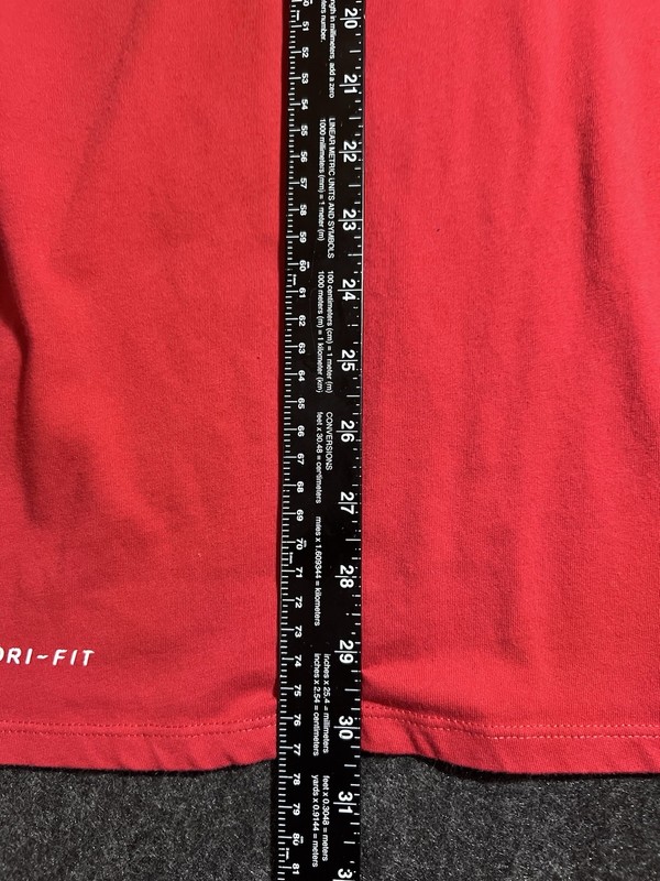 Nike Dri-FIT Nike Tee Men's 3XL Red Athletic Fit Short Sleeve Crew Neck gallery