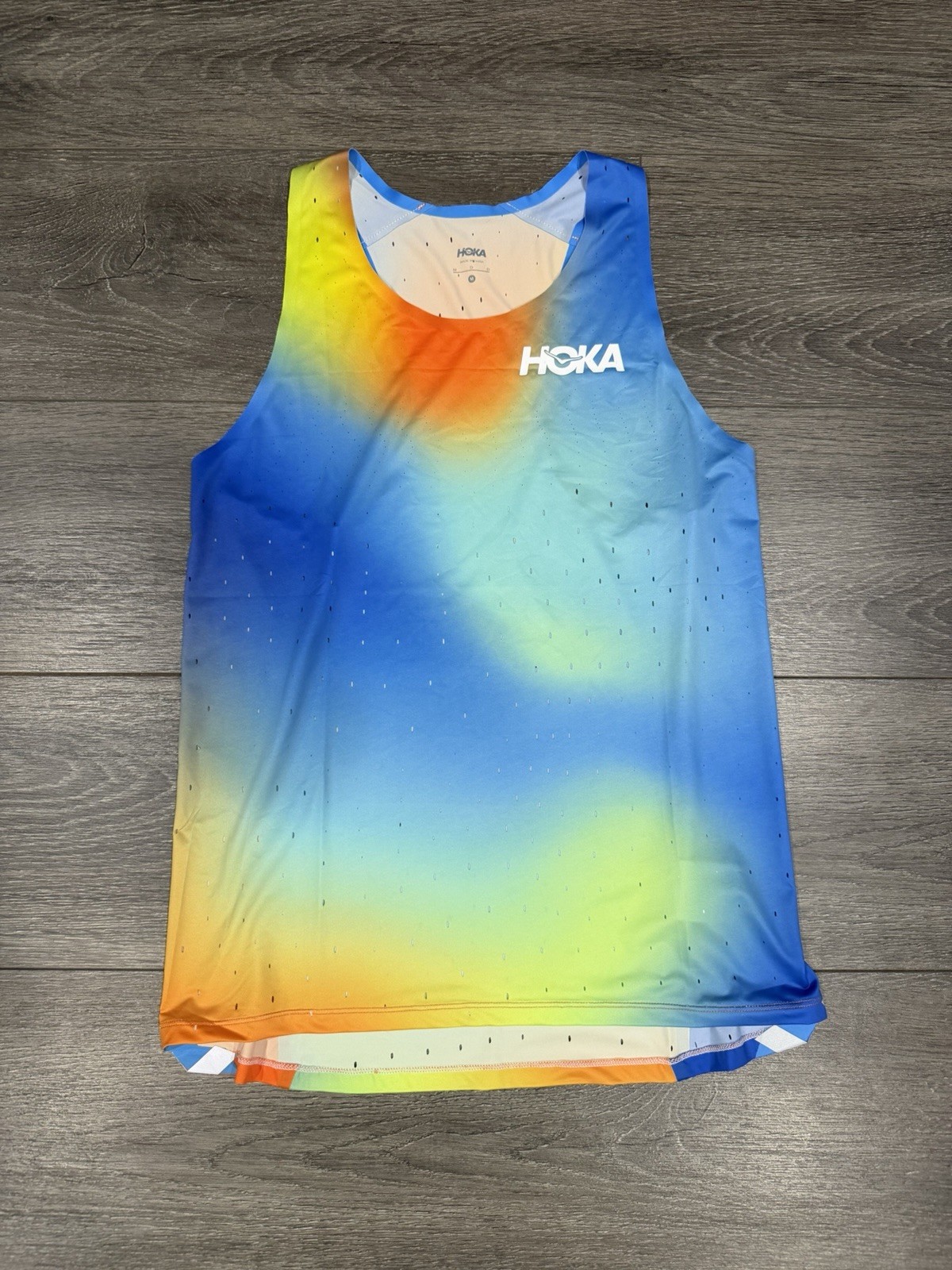 Mens M Hoka one Pro Elite running singlet Lightweight Top gallery