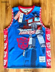 Transformers Optimus Prime Basketball Jersey Headgear Classics – Youth XL – NEW