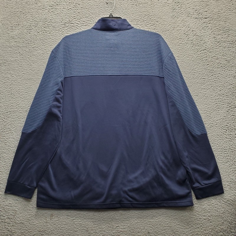Grand Slam Golf Performance Pullover Men 2XL Blue Activewear Long Sleeve 1/4 Zip gallery