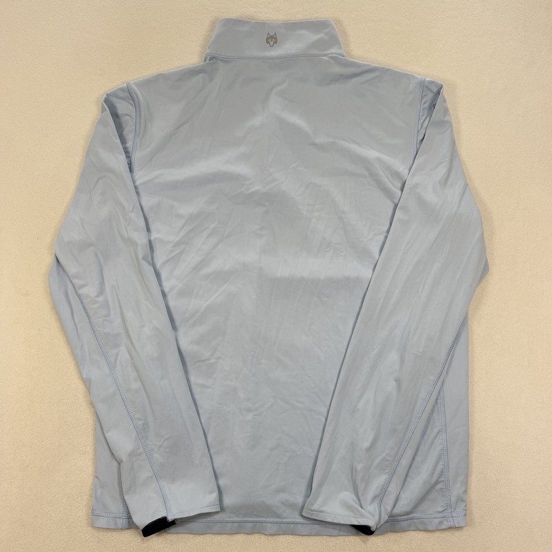 Greyson Golf Tate 1/4 Zip Pullover Solid Blue Performance Medium Long Sleeve gallery
