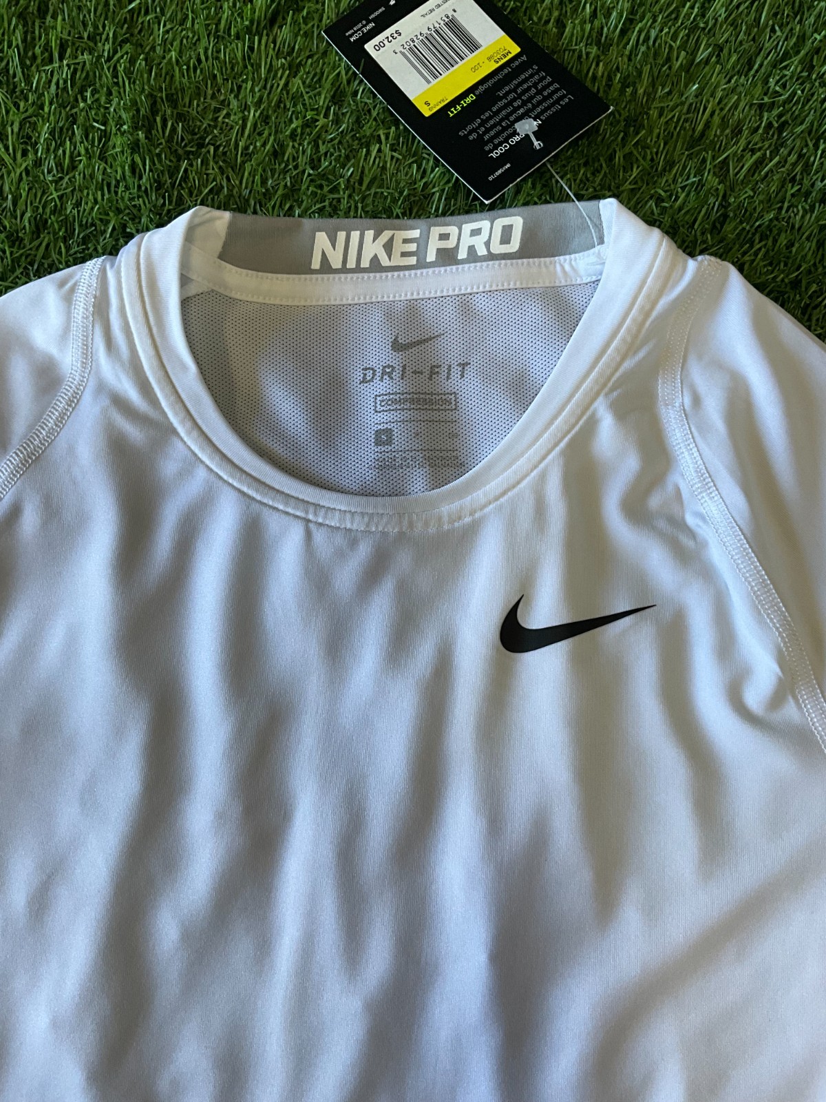 Nike Pro Pool Compression Shirt Long Sleeve - White gallery