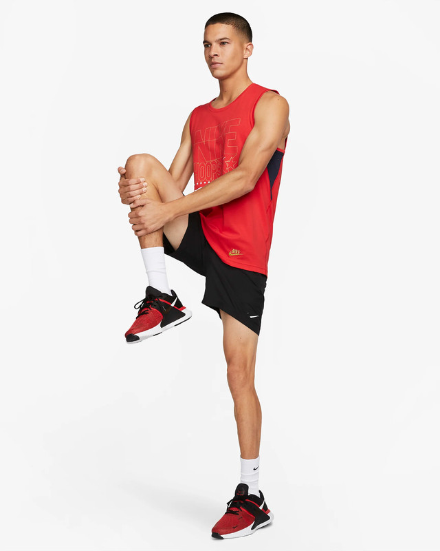 Nike Men's Versatile Red Tank Hoops Champions Dri-Fit Primary Size M FN1852-657 gallery