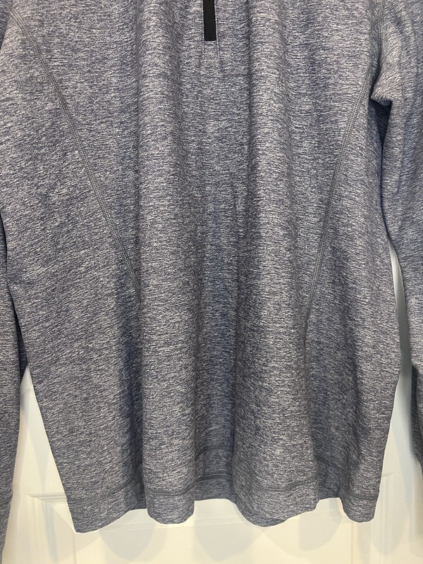 Lululemon Men’s Sweat Session Half Zip Pullover Size Large Heathered gallery