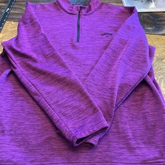 Callaway 1/4 Zip Golf Pullover Maroon Performance Fleece Lined Mens XXL