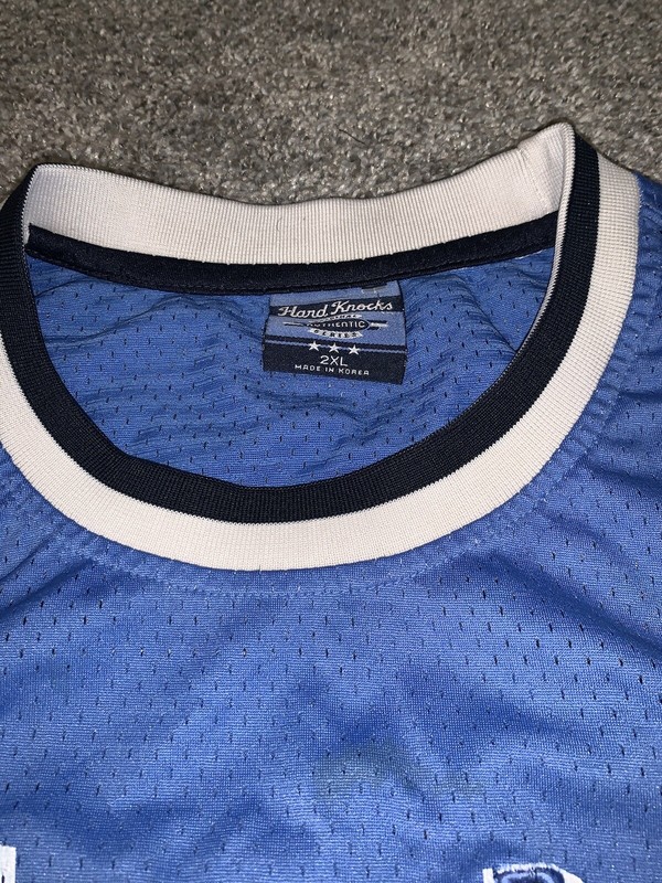 Vintage School of Hard Knocks Basketball Jersey #7 SOHK XXL CAROLINA BLUE 🔥 gallery