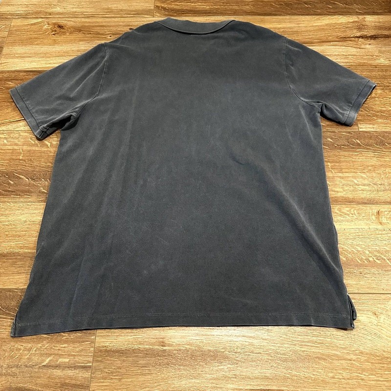 Vintage Nike Mens Gray Polo Swoosh XXL Classic Casual Athletic Short Sleeve Top gallery