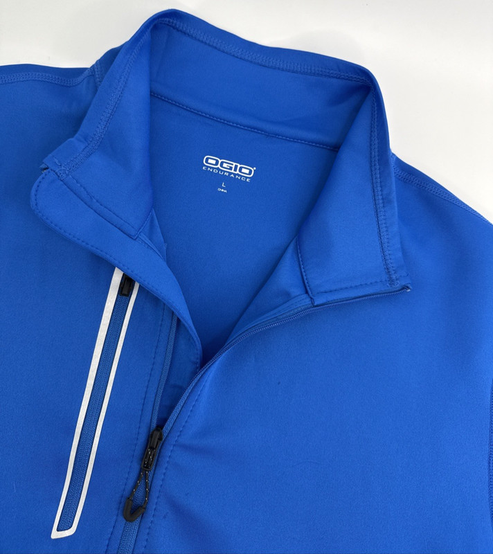 OGIO Endurance 1/4 Zip Pullover Men’s Large Blue Performance Athletic Pullover gallery