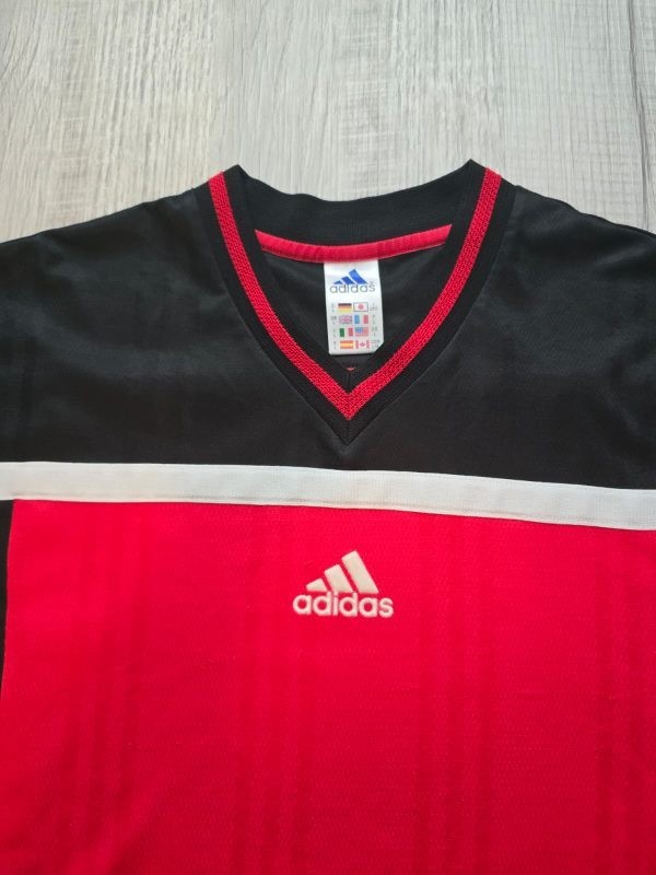 Vintage Adidas Football colorblock Jersey top Size Large gallery