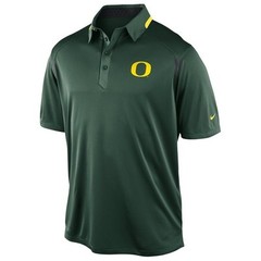Nike Oregon Ducks Coaches Elite Perf. Polo Green “Medium” LR123