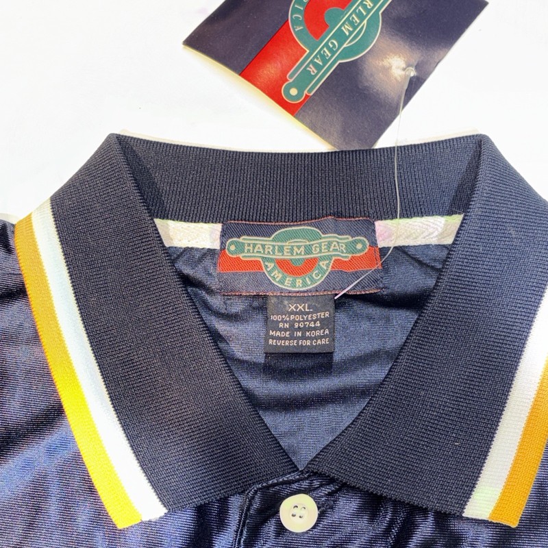 Vintage Harlem Gear Michigan Wolverines Men's Size XX Large Jersey Warm Up Shirt gallery