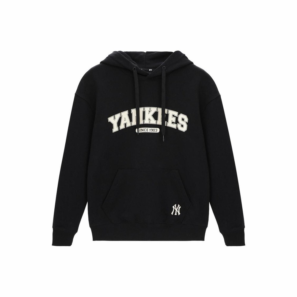 MLB Pullover Hoodie with Lettering College Style Long Sleeve Sweatshirt　Unisex
