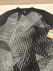 Nike X-Large Precision VI Slim Fit Dri-fit Jersey Black/Grey DR0945-010 NWT