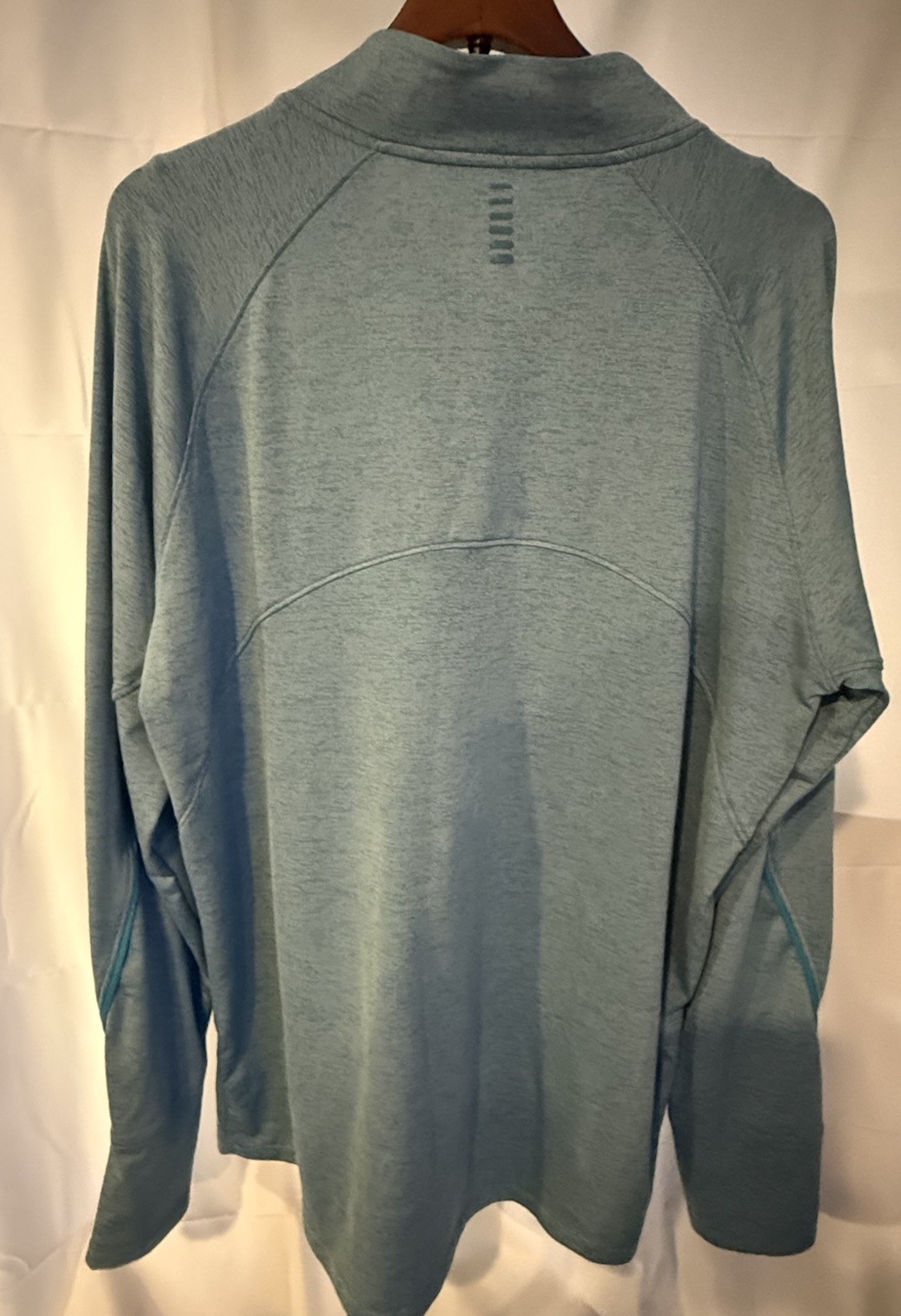 Under Armour ColdGear 1/4 Zip Fitted Pullover 2XL Blue Mock Neck Running Top gallery