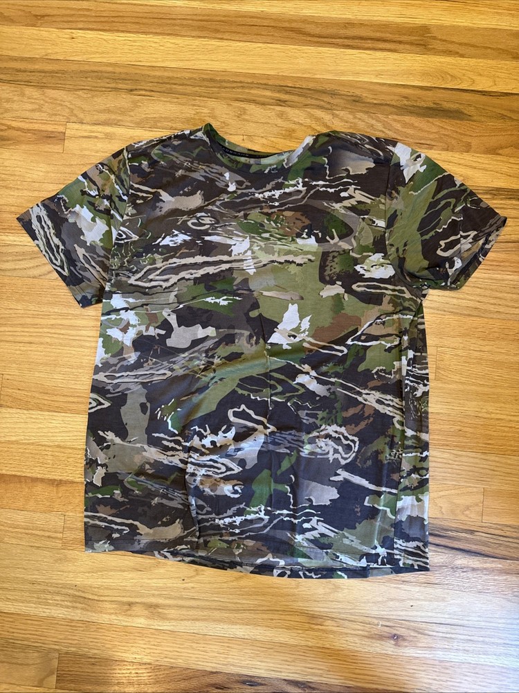 Under Armour Men's Threadborne Camo Short Sleeve T-Shirt Size XL