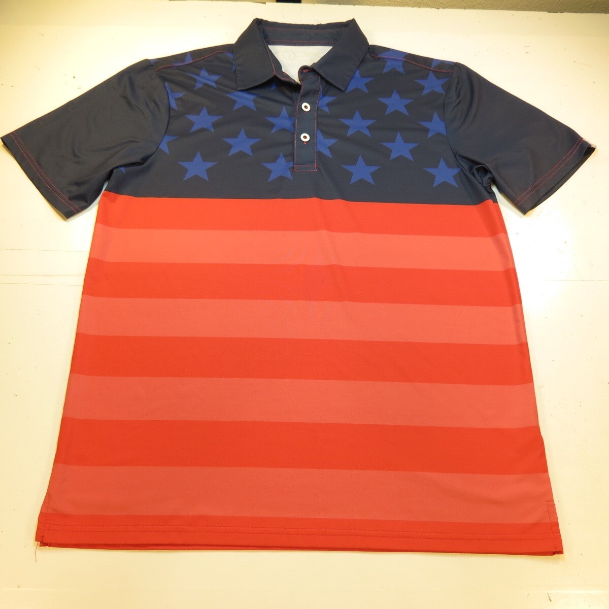 U SUCK AT GOLF USAG USA UNITED STATES AMERICA FLAG POLO SHIRT Mens S gallery