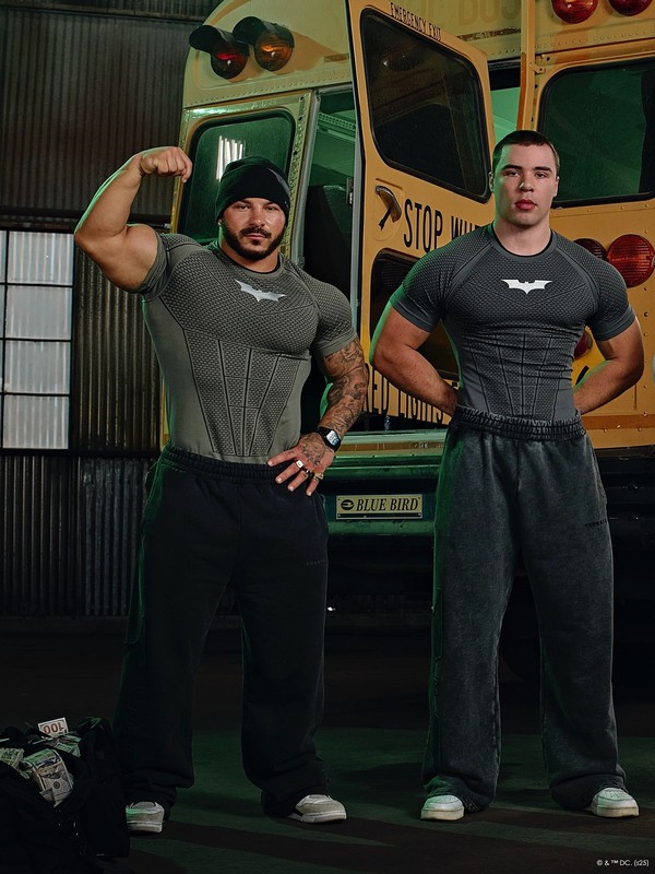 YOUNGLA4259 Bat@man Men's Skinny T-Shirt Jogger Sport Quick-Drying Short Sleeves gallery