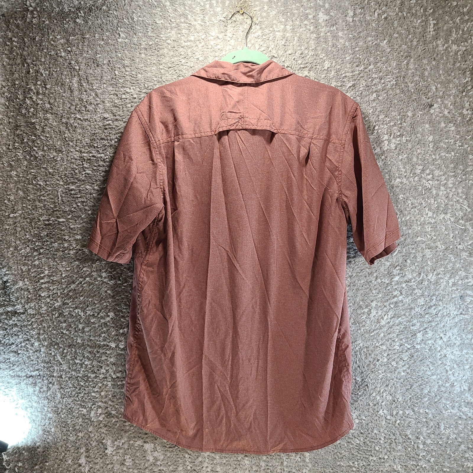 ATG Wrangler Performance M Shirt Short Sleeve Zip Pocket Button Up Outdoor gallery