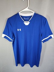 Under Armour Royal Blue Short Sleeve Athletic Jersey with White Trim